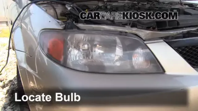 2002 Mazda Protege ES 2.0L 4 Cyl. Éclairage Feu clignotant avant (remplacer l'ampoule)